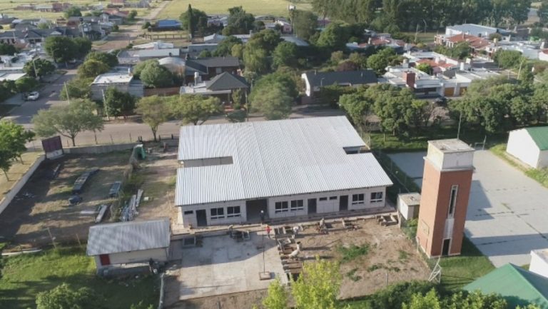 Avanzan las obras de terminación del JIN N° 25 de la Escuela N° 104 de Winifreda