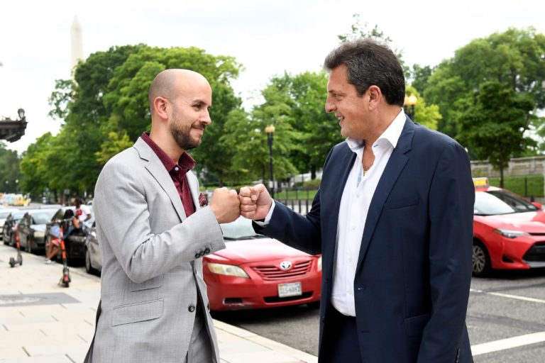 Sergio Massa dio inicio a su gira por Estados Unidos