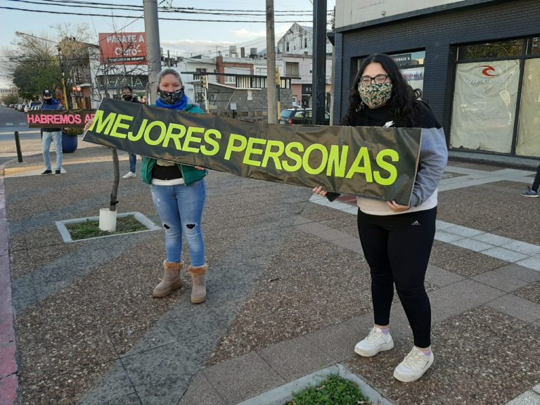 HERMOSOS MENSAJES POSITIVOS EN EL CENTRO DE GENERAL PICO: “La idea es bendecir un poco esta ciudad que tanto amamos”