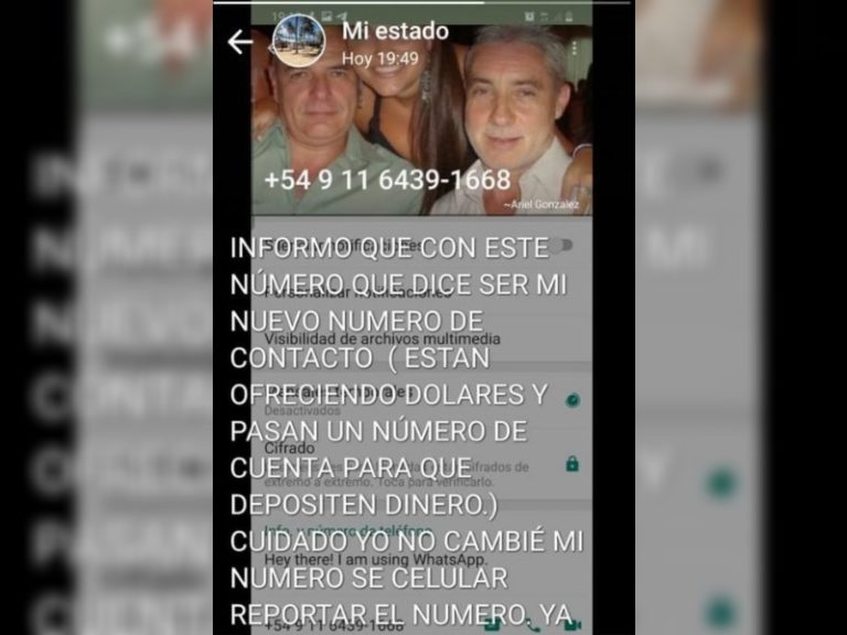 Nuevo “cuento del tío” en General Pico: Se hacían pasar por un vecino cambiando la foto de WhatsApp y “ofrecían” dólares para concretar estafas