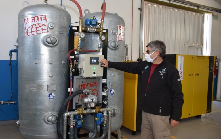 COVID-19: Continúan ampliando la producción de oxígeno medicinal en La Pampa