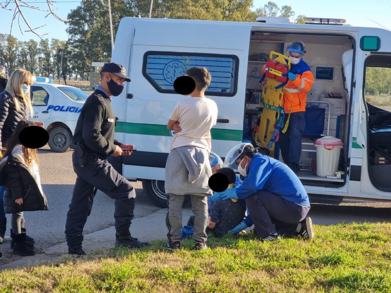 General Pico: niño se lesionó al caer de un camión en movimiento
