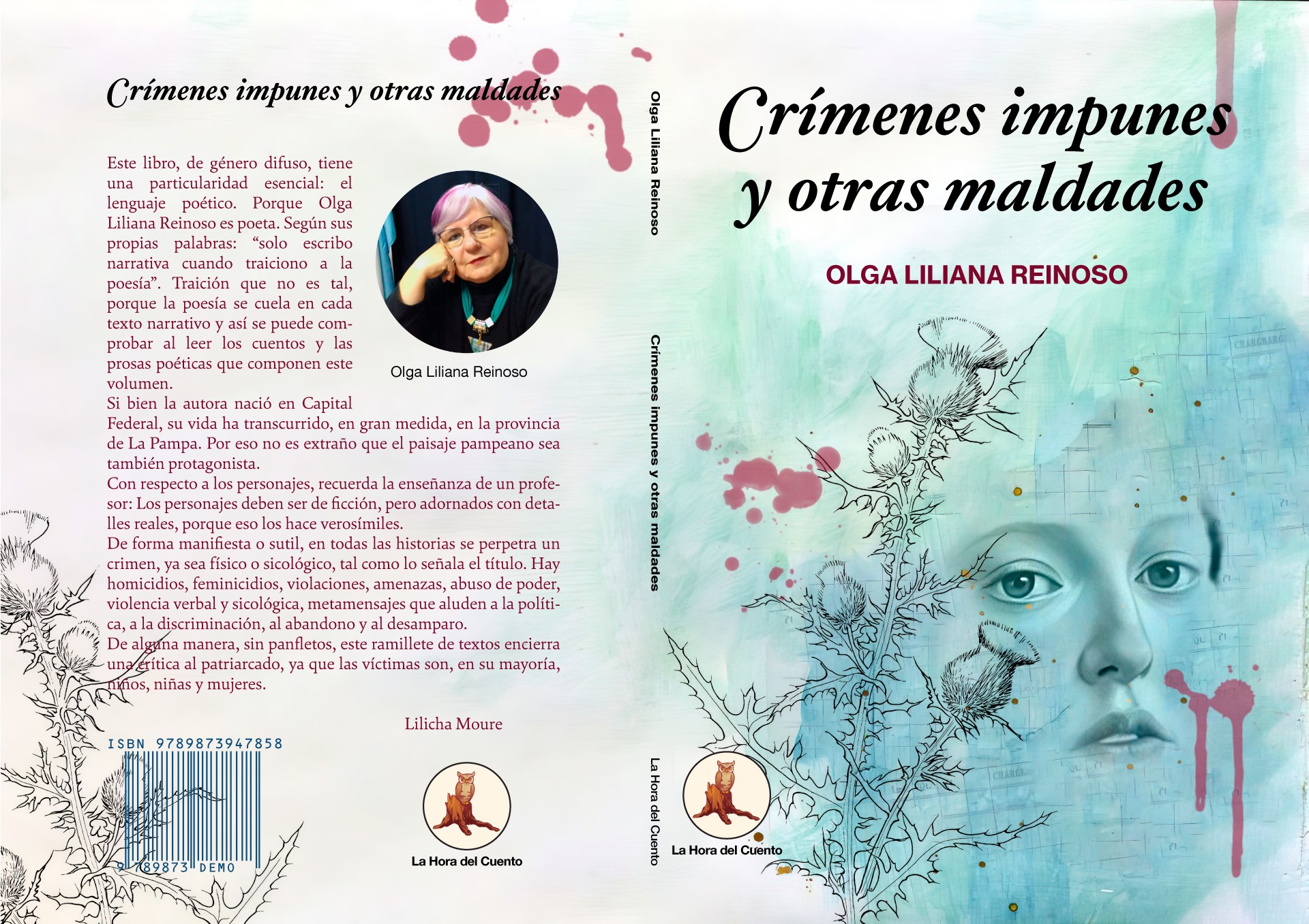 La escritora Olga Reinoso presentará su nuevo libro “Crímenes impunes y otras maldades”