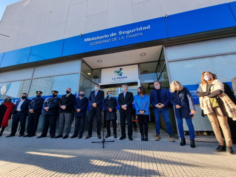 Inauguración de la nueva sede del ministerio de Seguridad: “Era un anhelo que teníamos pendiente con General Pico”, manifestó Horacio Di Napoli