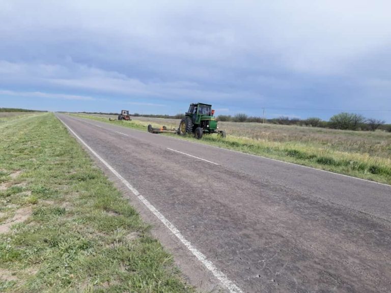 La Pampa: Habrá nueva licitación para limpiar banquinas en ocho zonas de rutas provinciales