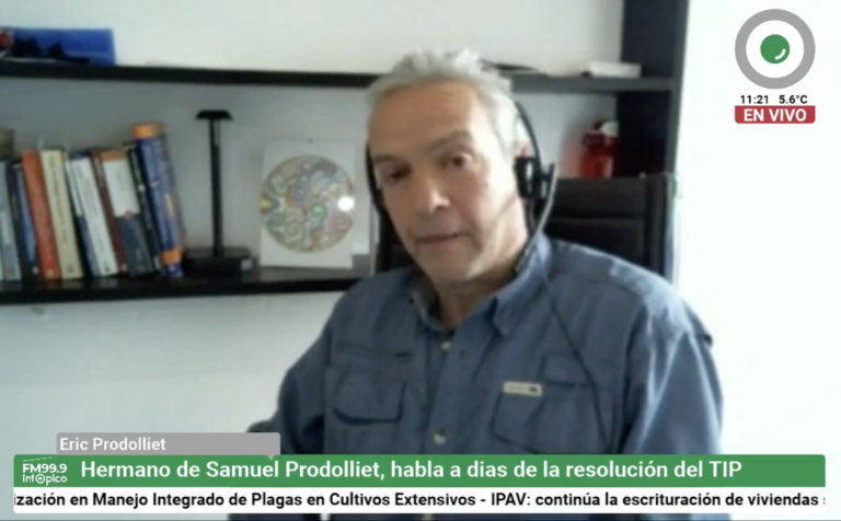“Espero que nuestros jueces, como administradores de justicia, tengan la sabiduría que hace falta para perseguir la verdad”, señaló el hermano de Samuel Prodolliet