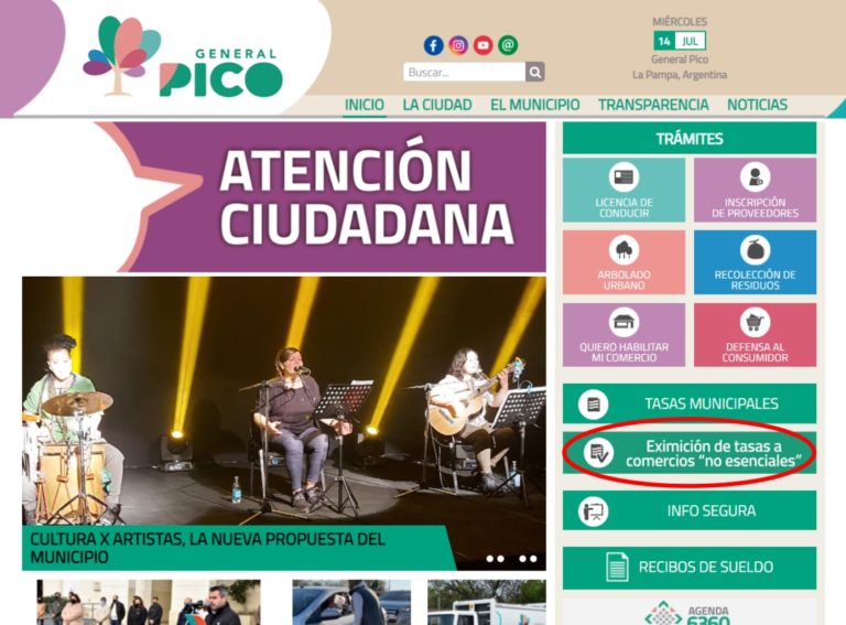Unos 1500 comercios podrán pedir la eximición de pago de Tasas Municipales en General Pico: mirá como inscribirte