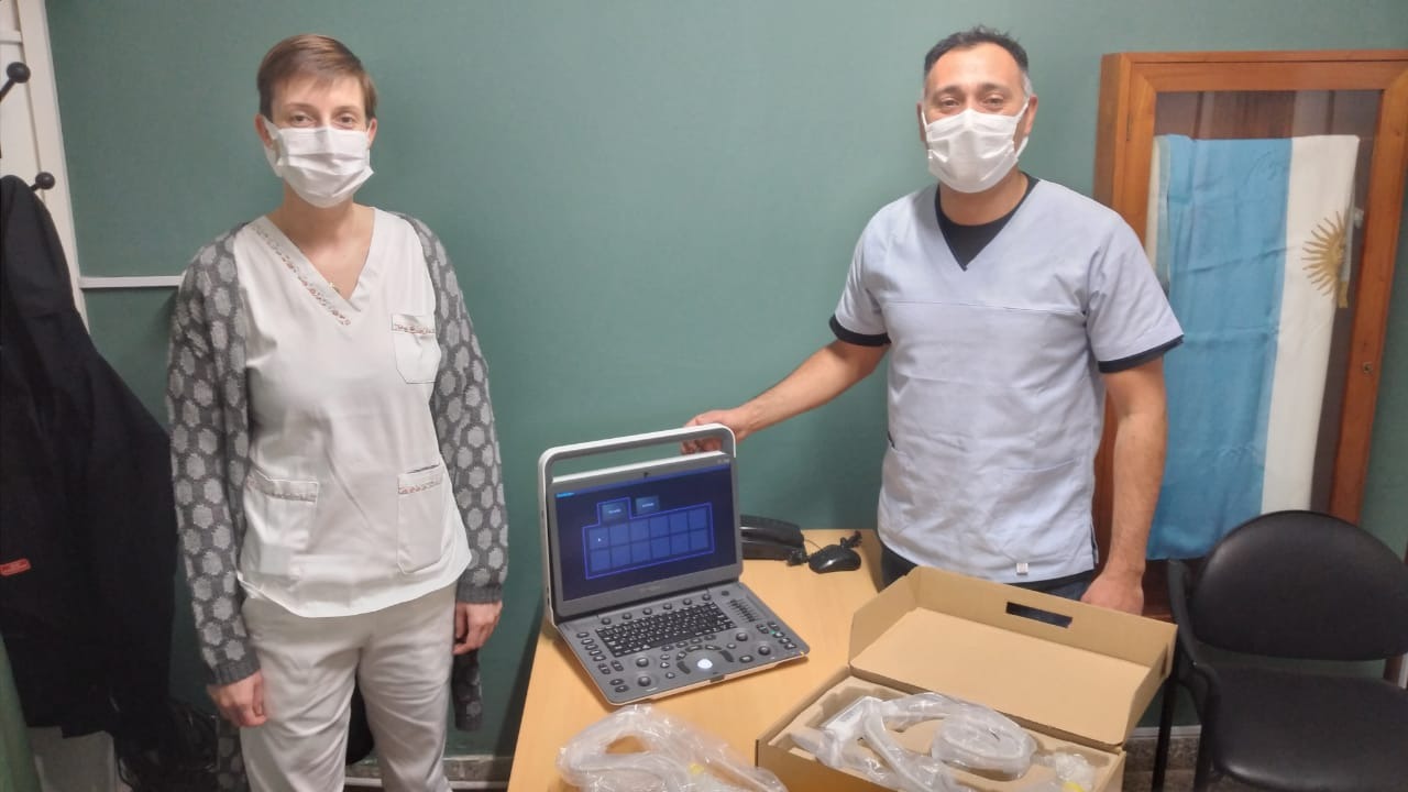 Incorporaron un ecógrafo de última tecnología en el Hospital de Eduardo Castex