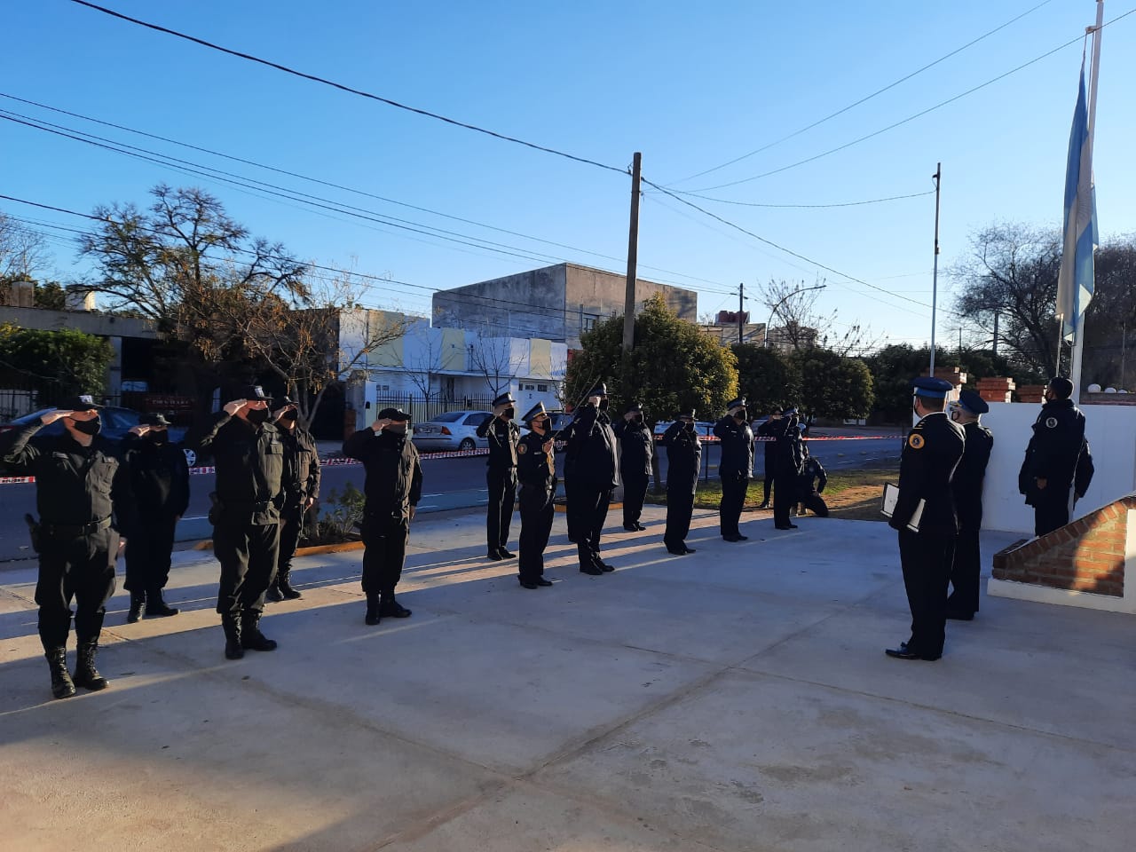 Acto en General Pico: La Policía Federal Argentina homenajeó a todos los policías federales caídos en cumplimiento del deber
