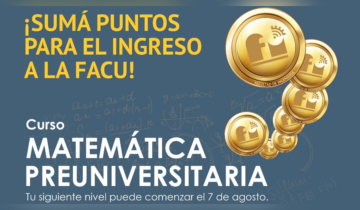 UNLPam: La Facultad de Ingeniería invita al curso anual gratuito “matemática preuniversitaria”