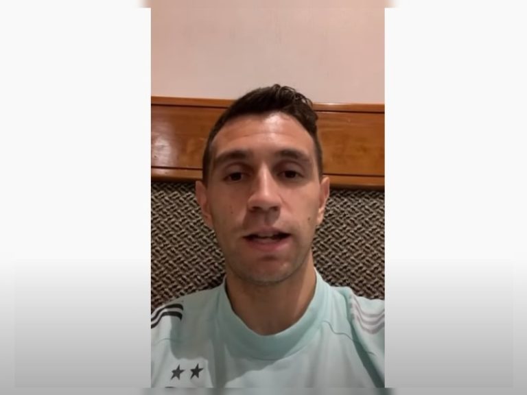 A través de un emotivo vídeo, ¡”Dibu” Martínez le mando fuerzas a “Pedrito” Heguy!