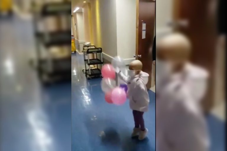 EMOCIONANTE: “¡Se terminó!, ¡se terminó….”, el festejo de la última quimio de una niña pampeana