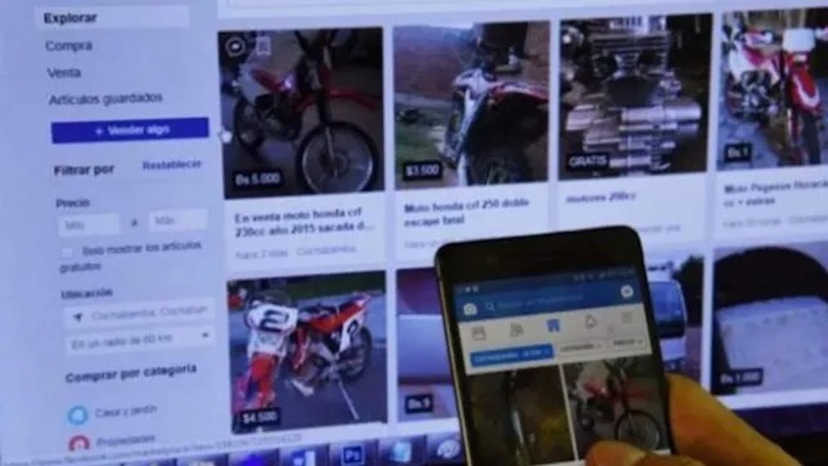 Rosario: policías de civil simularon la compra de una bicicleta robada ofrecida a la venta en Facebook