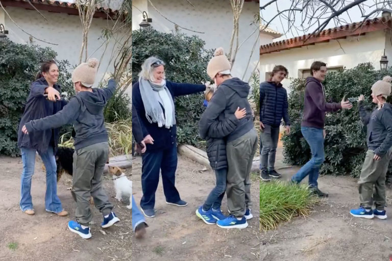 ¡Hermosa noticia!: Pedrito Heguy volvió a La Pampa y fue recibido por familiares y amigos