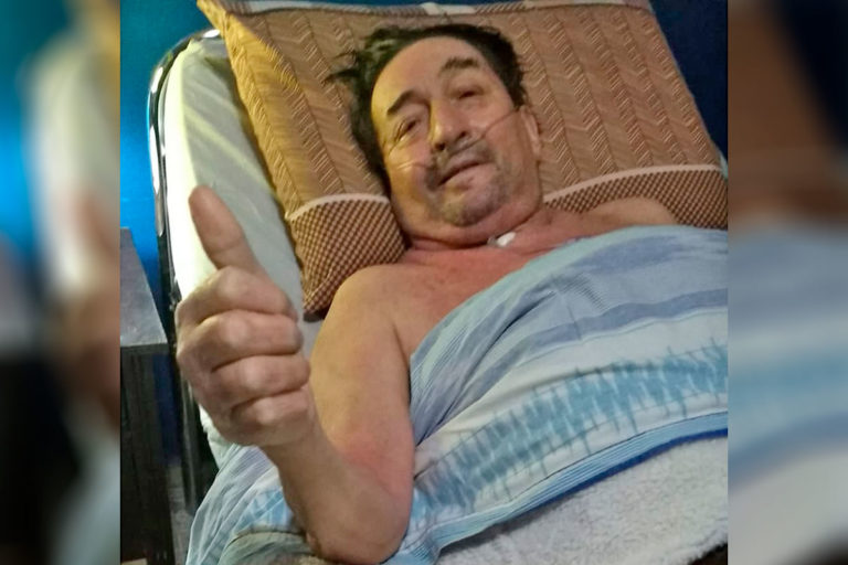 ¡¡¡Es un Milagro!!! Estuvo dos meses internado por Covid y ayer le dieron el alta: Mario “Canario” Poblet volvió a su casa