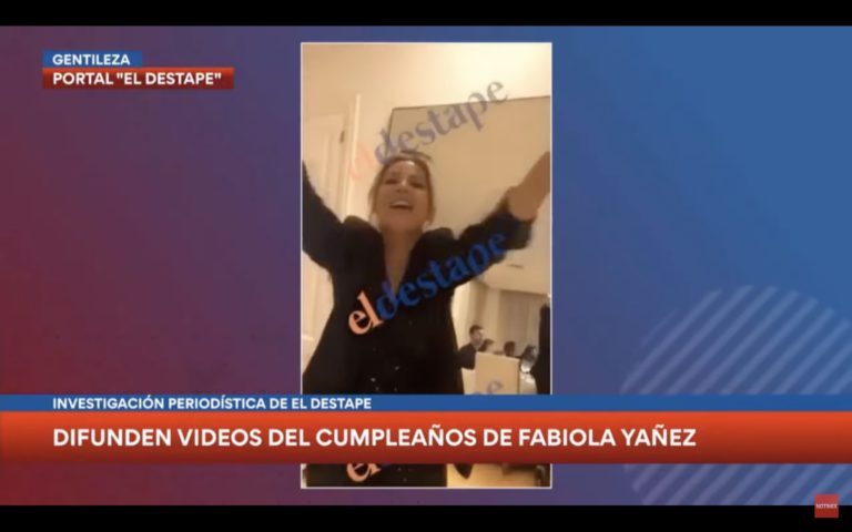 La TV Pública difundió los videos del cumpleaños de Fabiola Yañez en la Quinta de Olivos
