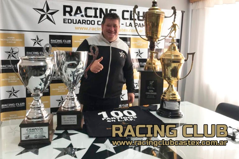 Edgardo “Tuco” Leguizamón cumplió 100 partidos dirigiendo a Racing de Castex: “Hoy me toca estar en un club donde la gente te quiere y te lo hace sentir”