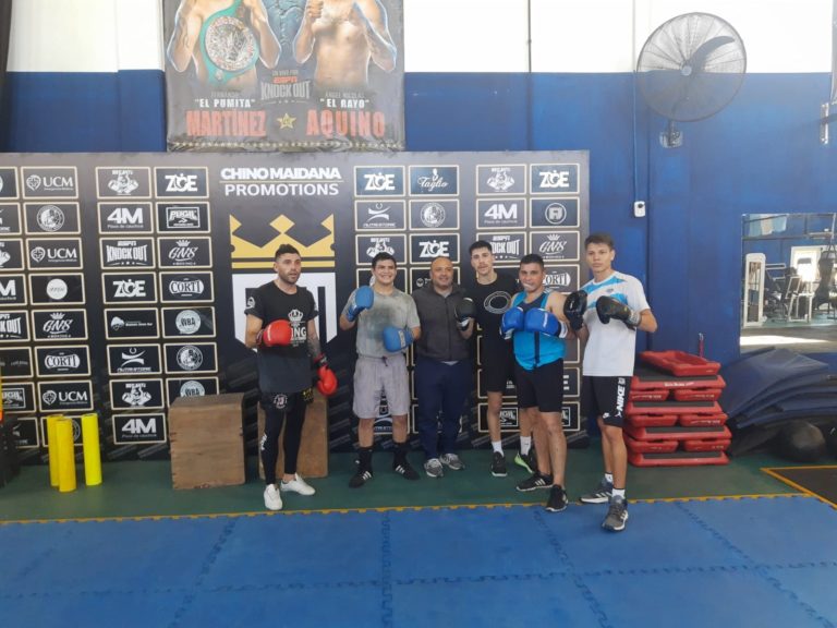 Cinco jóvenes boxeadores piquenses conocieron la academia del ex campeón del mundo, Marcos “Chino” Maidana
