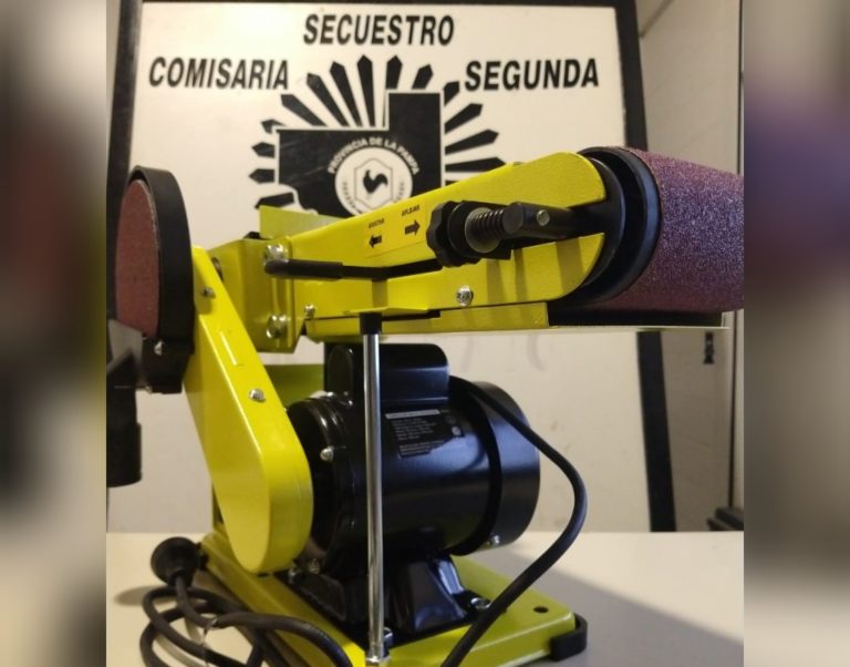 General Pico: hurtaron una costosa lijadora de una empresa y la vendieron a un precio irrisorio