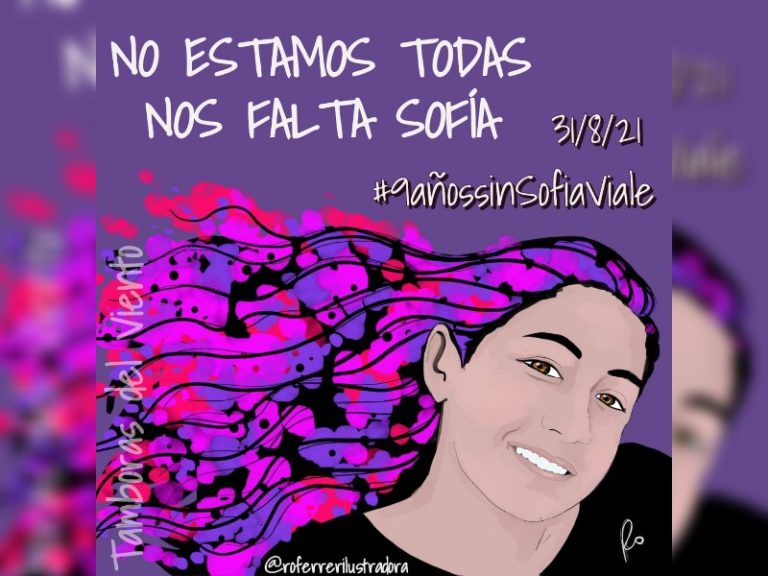 La agrupación Tamboras del Viento recordó a Sofía Viale a 9 años del femicidio