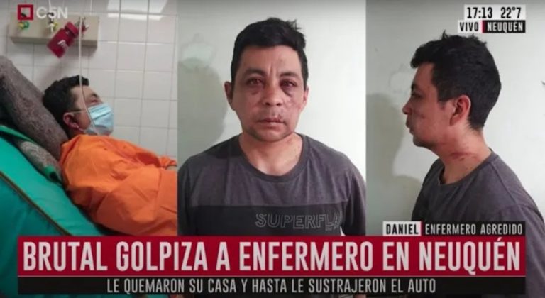 Un enfermero en Neuquén tuvo coronavirus, lo lincharon, le incendiaron la casa y un año después murió de tristeza