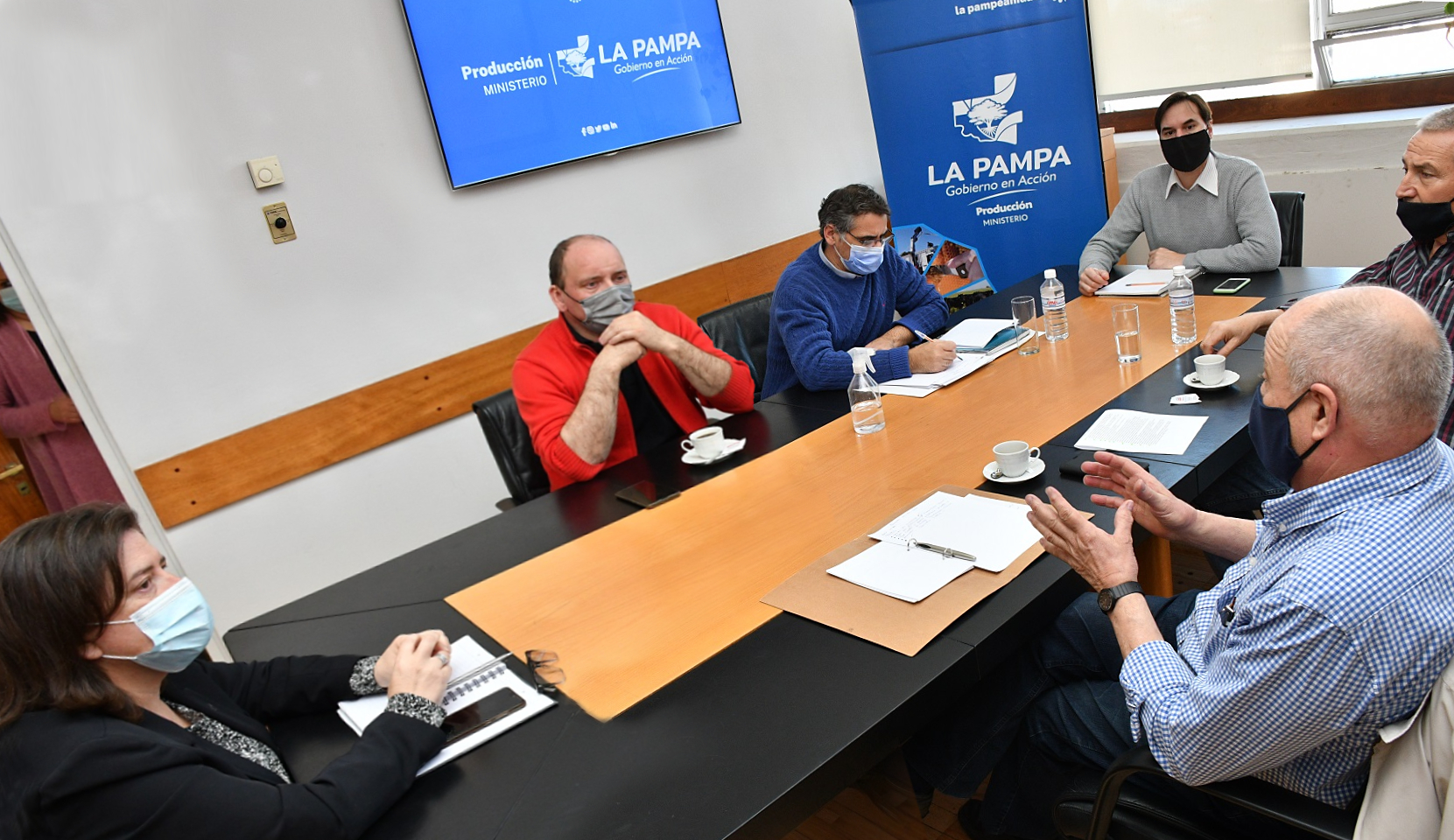 Ministra de la Producción recibió a la flamante Cámara del Vino de La Pampa