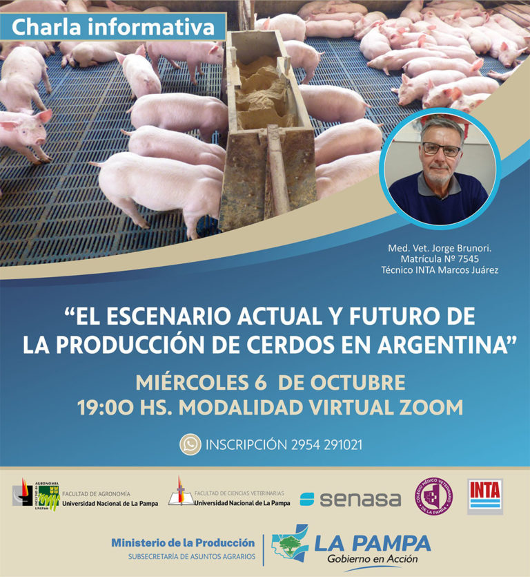 Charla sobre la producción de porcinos en Argentina