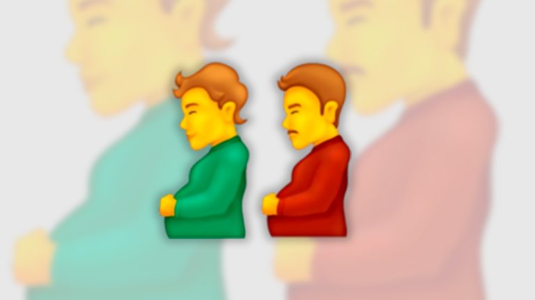 “Hombre embarazado” y “persona embarazada”, dos nuevos emojis inclusivos