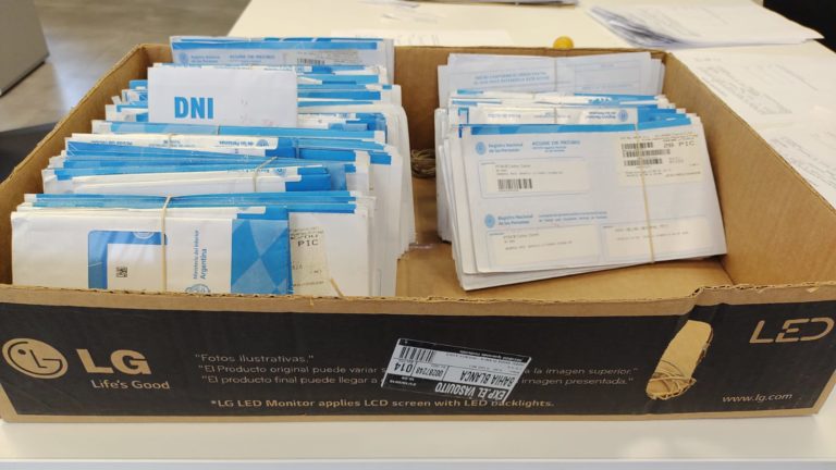 En el Registro Civil piquense unos treinta DNI esperan ser retirados y muchos han llegado a denunciar su extravío
