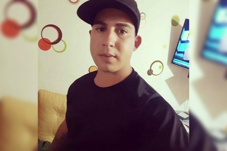 Tristeza por la muerte del joven piquense Edgar García