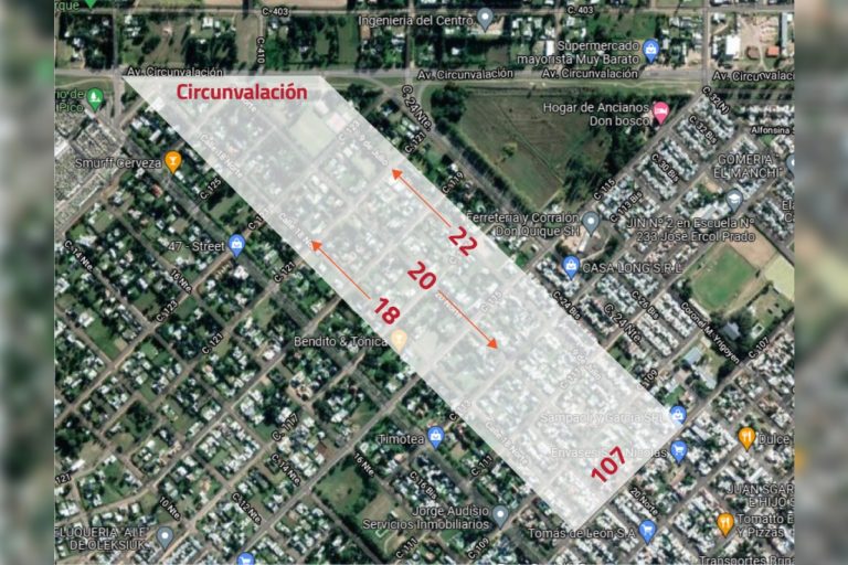 ¡Atención! Desde mañana se convierten en mano única varias calles en barrio Norte