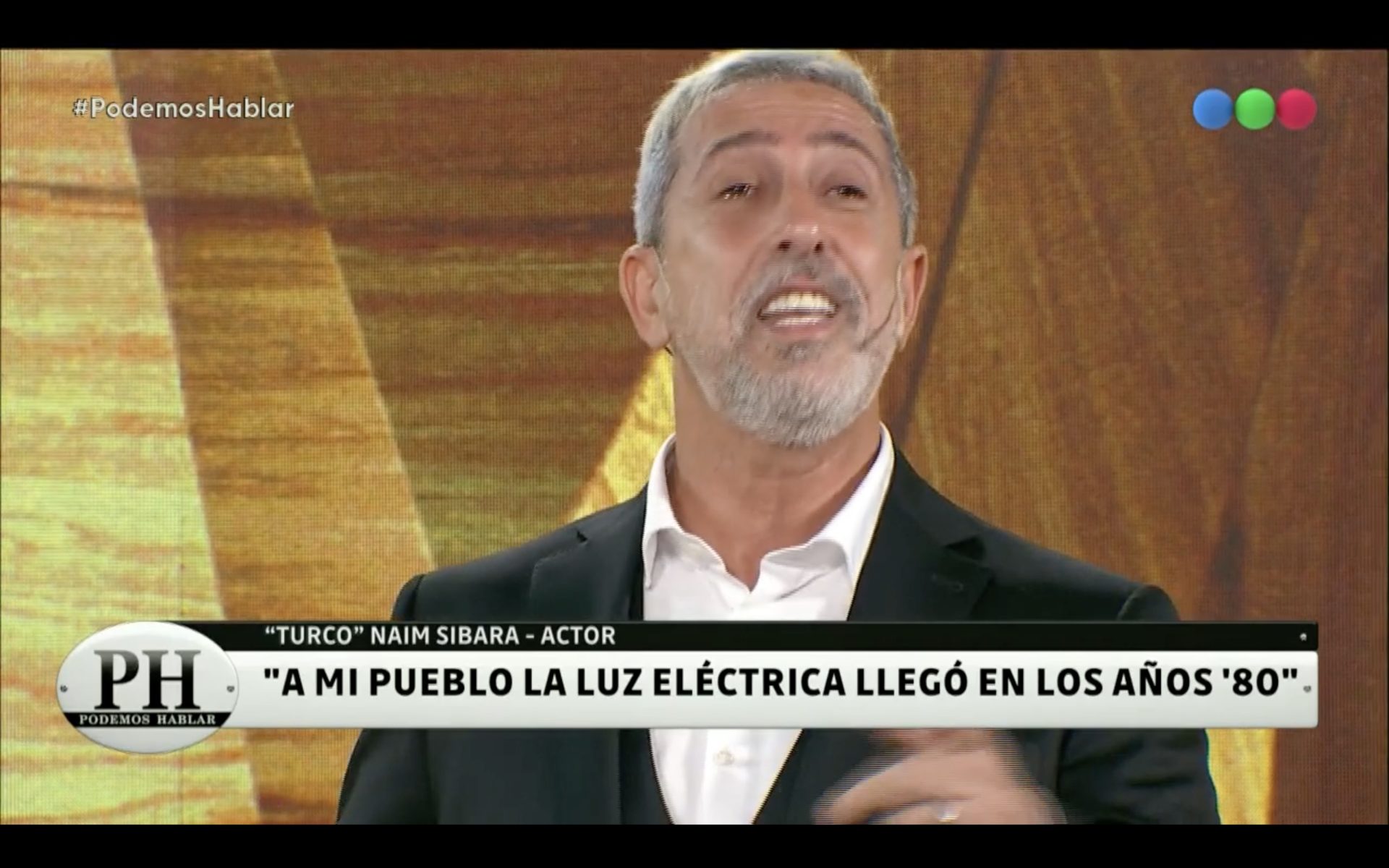 El Turco Naim rompió en llanto al recordar su pueblo natal en La Pampa y el desarraigo durante su infancia cuando se fue a Buenos Aires: “Me crie sin familia”