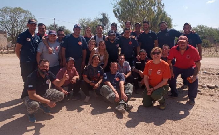 INCENDIO CONTROLADO: La Brigada pampeana de incendios forestales retornó a la Provincia luego de trabajar en San Luis