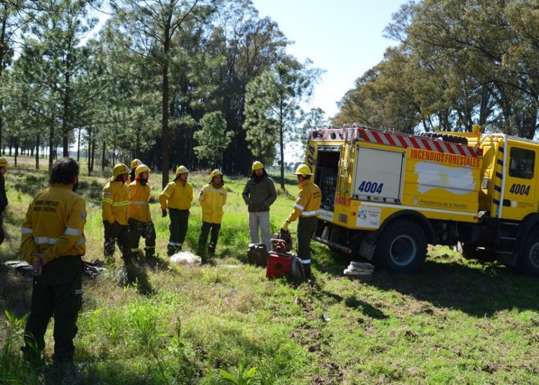 Brigadistas pampeanos se capacitaron con un curso nacional de manejo del fuego