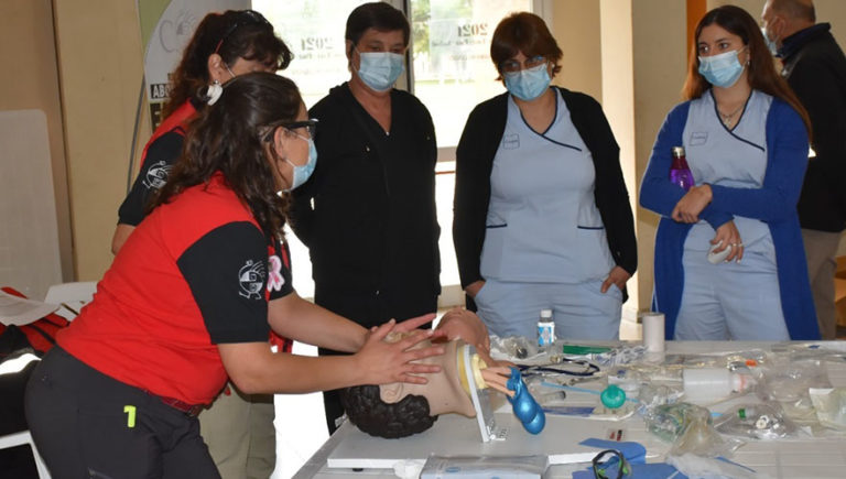 Entrenamiento del “CODES” en Ingeniero Luiggi: “Es muy importante poner en práctica la vuelta a la atención de las urgencias no exclusivas de COVID”