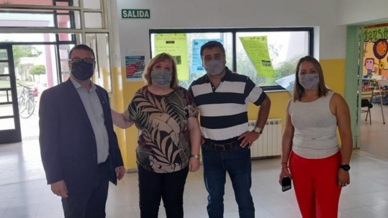Funcionarios de Educación recorrieron escuelas de Catriló