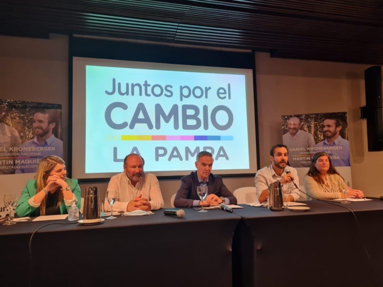 Pichetto visitó La Pampa para acompañar a Kroneberger y Maquieyra