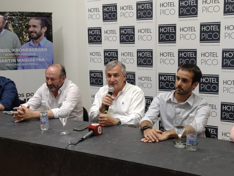 Gerardo Morales visitó General Pico: “Le pido al pueblo de La Pampa que ratifique lo de septiembre y apoye a nuestros candidatos”