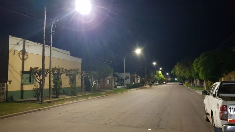Renovación de alumbrado público en Trenel