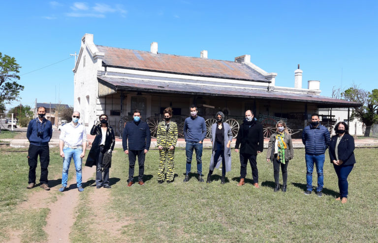 Autoridades de Cultura y Trenes Argentinos visitaron la Estación “Museo” de Ingeniero Luiggi