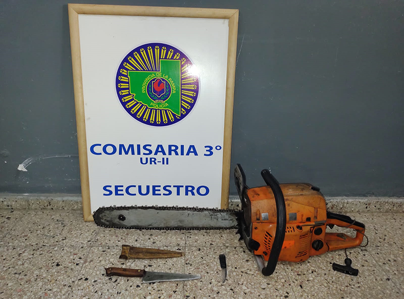 Allanamientos por el robo al auto de un vecino en barrio Malvinas: Demoraron a dos delincuentes y recuperaron herramientas y una motosierra