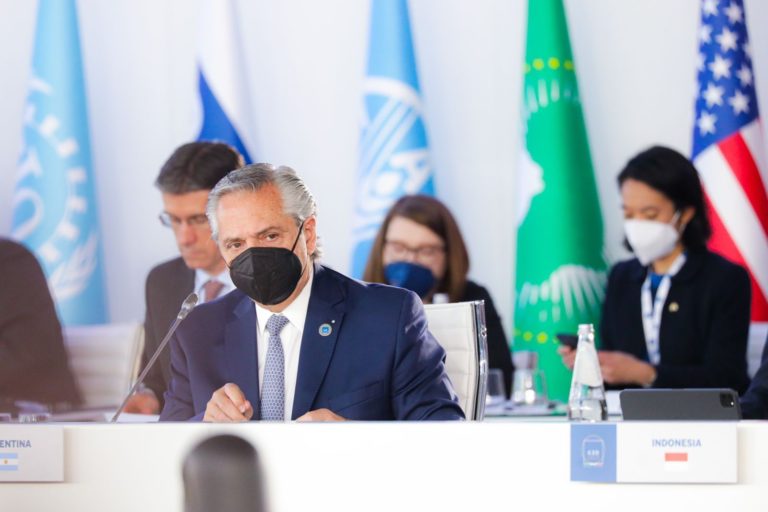 El Presidente ante los líderes del G20: “La deuda con el FMI es un claro ejemplo de lo que está mal”