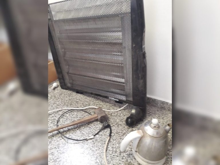 Robaron en una obra y fueron detenidos