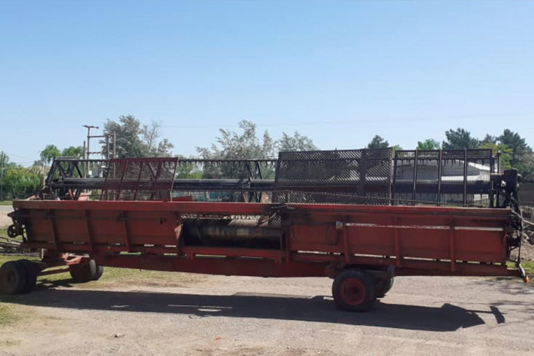 General Pico: robaron una plataforma de cosechadora dual valuada en $400.000 y en pocas horas la policía la recuperó