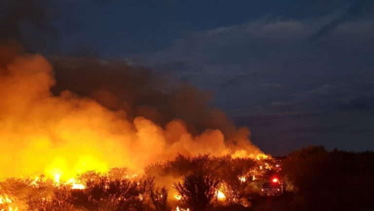 Se contuvieron una serie de incendios en la zona de Telén