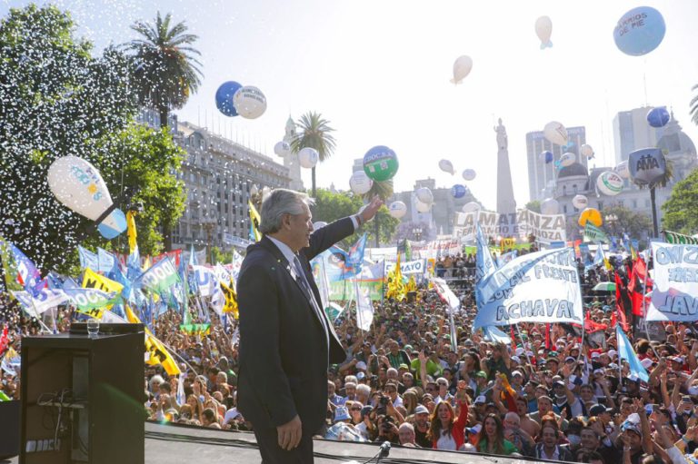 El mensaje de Alberto Fernández en el acto del Día de la Militancia