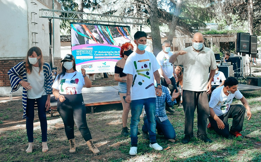 El Centro de Día “AMÚN” festejó su primer aniversario en el Abudara
