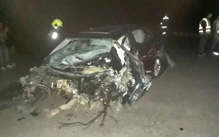 Joven pareja murió tras choque frontal en Ruta Nacional 5 cerca de Pellegrini