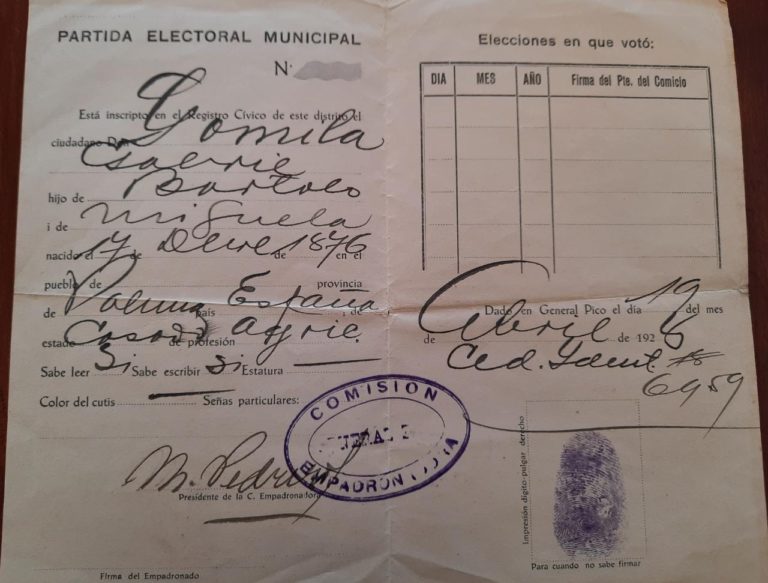 Relatos de General Pico: Un interesante recorrido por la historia del voto en la ciudad