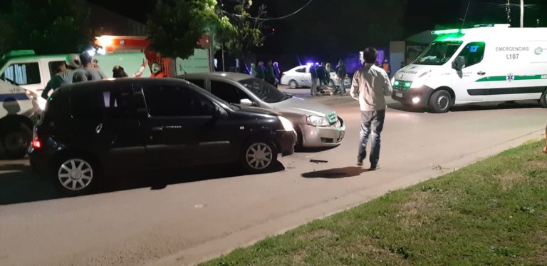 Triple choque en 113 y 4 dejó un menor hospitalizado